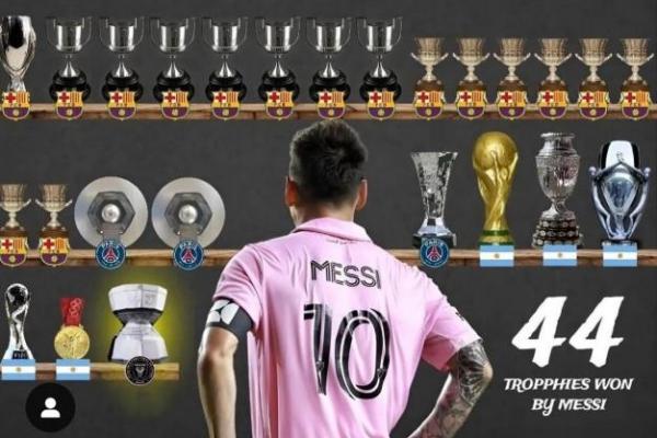 Lionel Messi Pecahkan Rekor Pemain Tersukses Usai Juara di Inter Miami