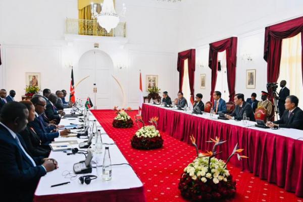 Presiden Jokowi Sampaikan Komitmen Perkuat Kerja Sama Indonesia-Kenya