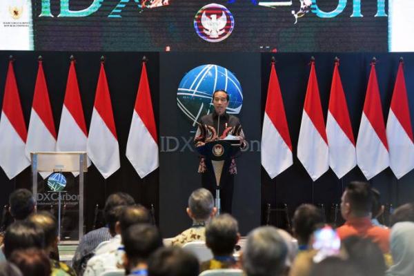 Presiden Jokowi Buka Perdagangan Bursa Karbon Indonesia, Kontribusi Nyata Hadapi Perubahan Iklim