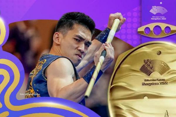 Asian Games 2022: Harris Horatius Rebut Medali Emas dari Cabor Wushu