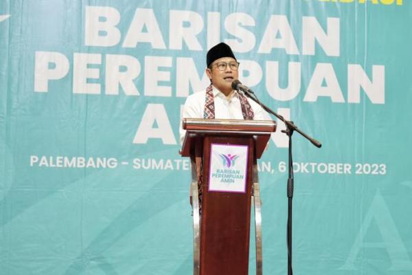 Hadiri Konsolidasi Barisan Perempuan AMIN, Gus Imin: Kita Siap Merubah Nasib Bangsa