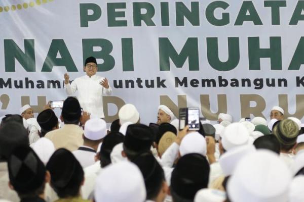 Bersama Ulama dan Habaib, Cawapres Gus Imin Hadiri Maulid Nabi di Bogor