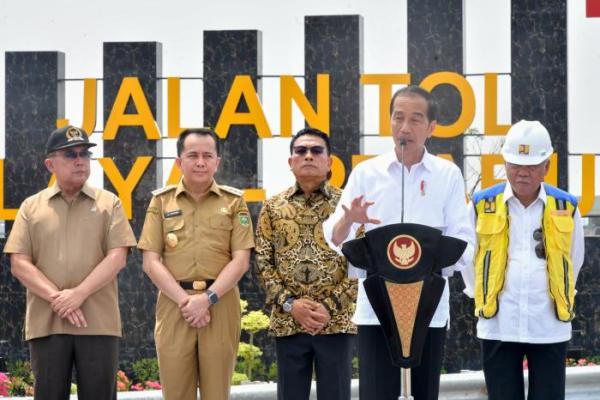 Presiden Jokowi Resmikan Tol Indralaya-Prabumulih, Minta Disambungkan dengan Sentra Ekonomi
