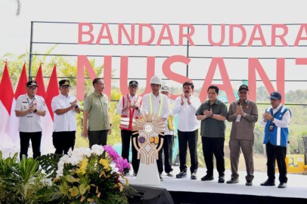 Presiden Jokowi Groundbreaking Bandara IKN untuk Tingkatkan Konektivitas