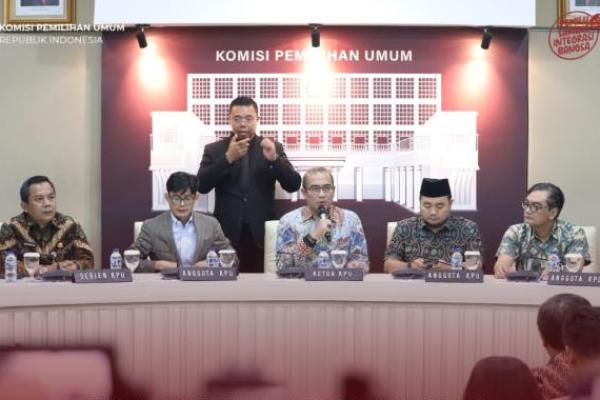 KPU RI Tetapkan DCT DPR RI dan DPD Pemilu 2024