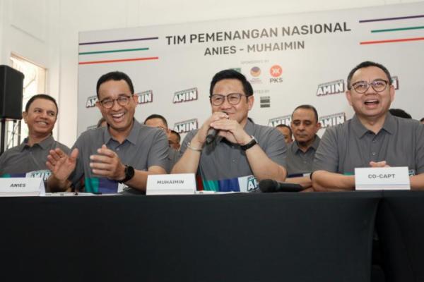 Anies-Gus Imin Umumkan Timnas Pemenangan AMIN