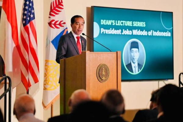 Presiden Jokowi Bicara Upaya Wujudkan Transisi Energi di Stanford University