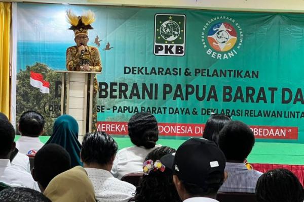 Hadiri Pelantikan Pengurus DPW BERANI Papua Barat Daya, ini Pesan Gus Halim