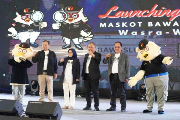 Bawaslu Resmi Luncurkan Maskot Baru Wasra dan Wasri