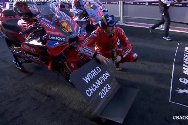 Jorge Martin Crash, Bagnaia Kunci Gelar Juara Dunia MotoGP 2023