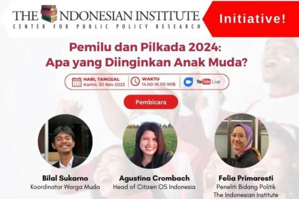 The Indonesian Institute: Stop `Gimmick` Gak Penting, Anak Muda Butuh Perubahan