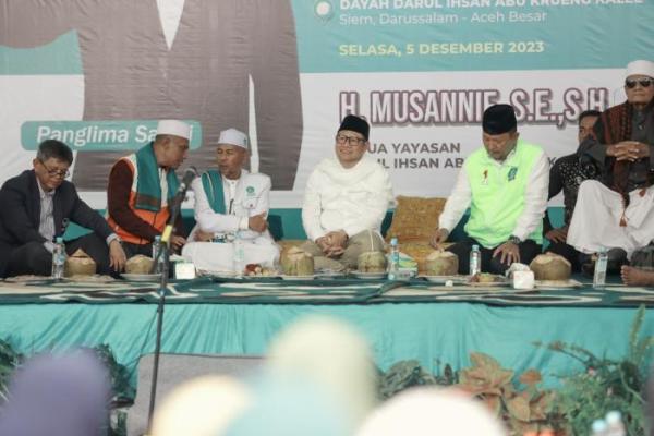 Di Hadapan Ulama dan Tokoh Aceh, Gus Imin Komitmen Perpanjang Dana Otsus Aceh