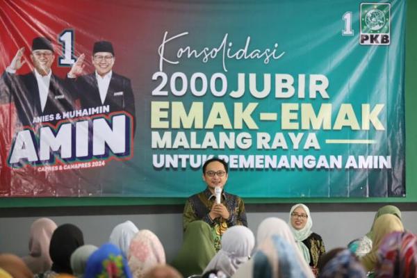 Sekjen PKB Kukuhkan 2000 Emak-emak Malang Raya Jadi Jubir AMIN