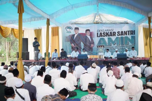 Laskar Santri Berkumpul di Lumajang, Nyatakan Solid Dukung AMIN