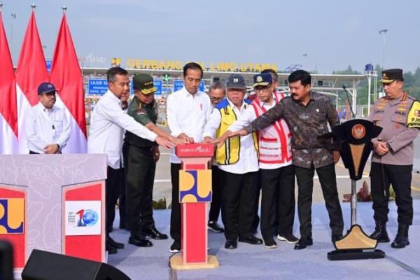 Presiden Jokowi Resmikan Jalan Tol Pamulang-Cinere
