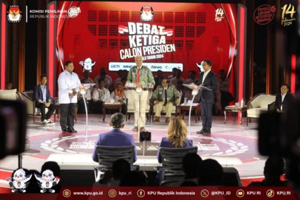 KPU RI Gelar Debat Kelima Pilpres Malam Ini di JCC Senayan