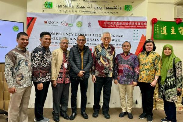 Dukung Sertifikasi Halal, BNSP Apresiasi MoU LSP PPHI dengan THIDA Taiwan