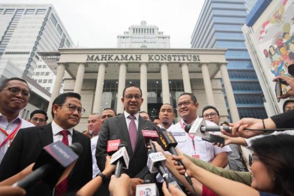 Anies-Muhaimin Hadiri Sidang PHPU di Mahkamah Konstitusi