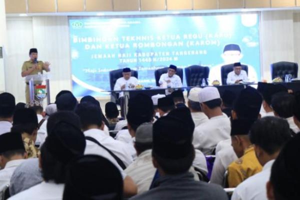 Sekda Kabupaten Tangerang Minta Ketua Regu dan Ketua Rombongan Layani Jamaah Haji Sepenuh Hati