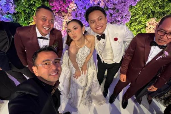 Raffi Ahmad Tepati Janji Jadi MC di Nikahan Rizky Febian dan Mahalini