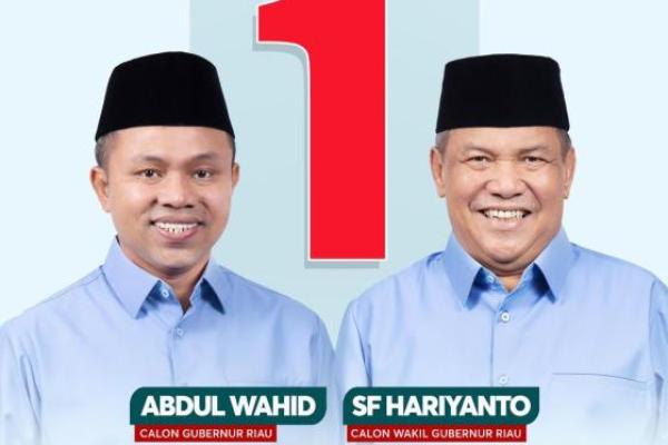 Unggul versi Hitung Cepat di Pilgub Riau, Abdul Wahid: Terima Kasih Masyarakat Riau