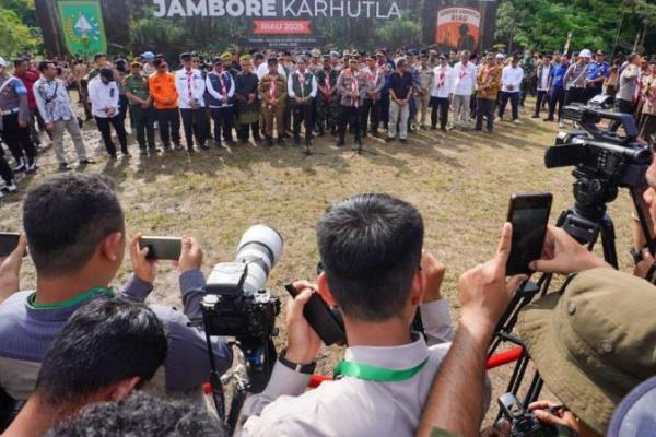 Kapolri Listyo Sigit Buka Jambore Karhutla di Siak, Riau