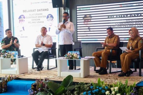 Gubernur Andra Soni Siap Beri Kemudahan Izin Usaha di Banten