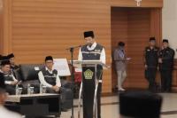 Menag Nasaruddin Umar Lepas Keberangkatan Kloter Pertama Haji 2025