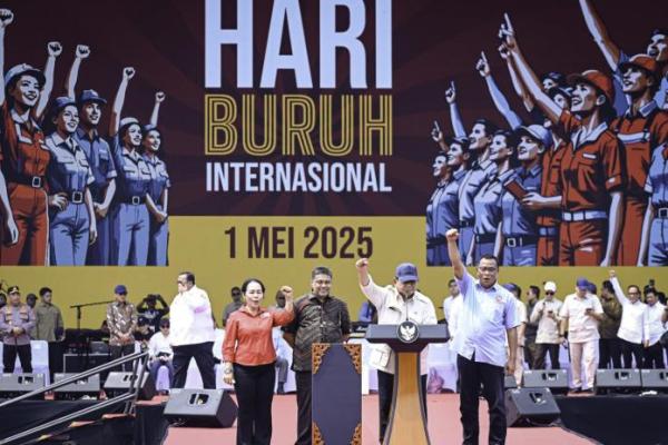 Apresiasi Dedikasi Pekerja, Prabowo Bakal Anugrasi Pahlawan Nasional dari Kalangan Buruh