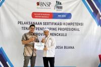 LSP ProDB Uji Sertifikasi Kompetensi Puluhan TPP Pendamping Desa Bengkulu