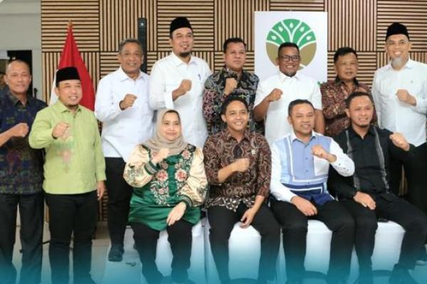 Bersama Gubri Abdul Wahid, Bupati Rohul Anton Ikut Audiensi ke Para Menteri