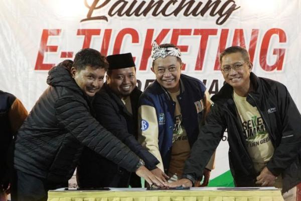 Bupati Bondowoso Resmikan E-Ticketing Lima Destinasi Wisata Ijen Geopark