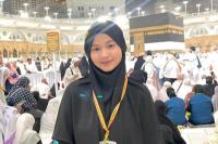 Kisah Levina, Jemaah Haji Termuda Jateng Gantikan Mama