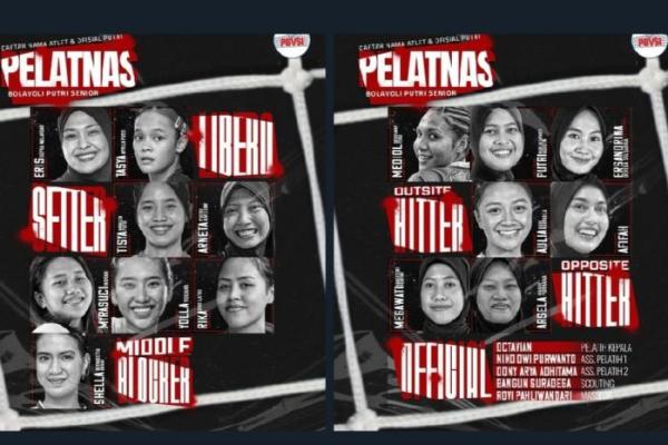 Ikuti Tiga Kejuaraan Voli Putri, PBVSI Panggil 15 Pemain Perkuat Indonesia