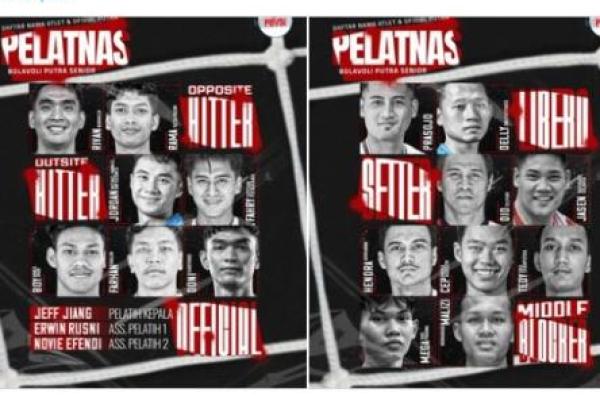 PBVSI Panggil 16 Pemain Perkuat Timnas Voli Putra Indonesia