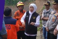 Longsor Trenggalek, Gubernur Khofifah Kerahkan Tim Gabungan untuk Mitigasi Bencana