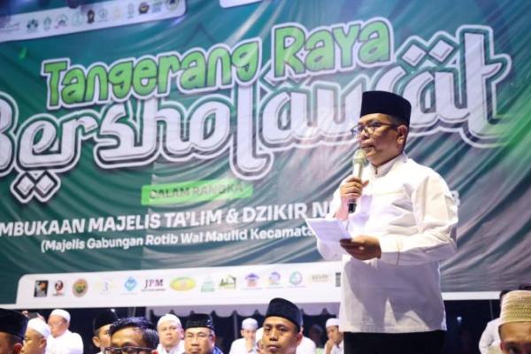 Gubernur Banten Andra Soni Ikuti Tangerang Raya Bersholawat di Rajeg