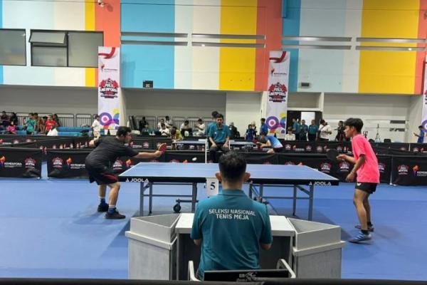 Kemenpora Gelar Seleksi Nasional Tenis Meja, Diikuti 198 Atlet