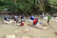 Ramai Pencari Emas, Sungai Keboireng Dipasangi Papan Larangan