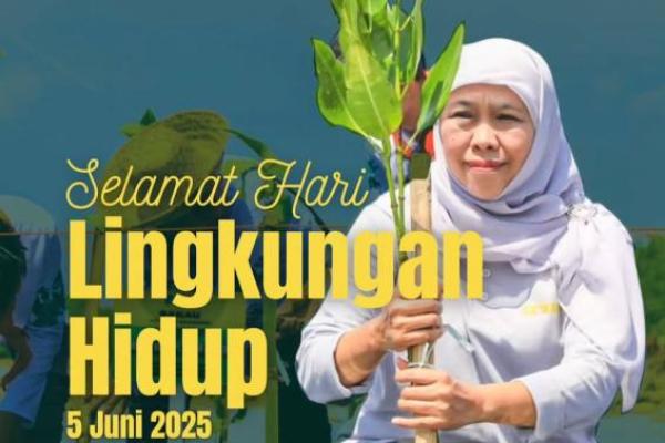 Hari Lingkungan Hidup, Khofifah Ajak Warga Kelola Sampah dari Rumah