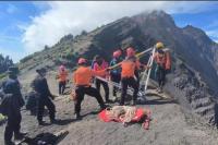 Pendaki Asal Brasil Jatuh Ke Jurang Rinjani, Tiga Helikopter Evakuasi Mulai Diterjunkan