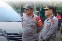 Peringati HUT Ke-79 Bhayangkara, Polresta Banyuwangi Tabur Bunga Di TMP Dan Selat Bali