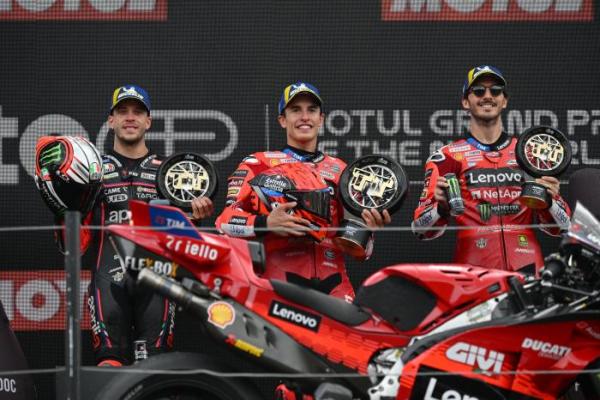 Sengit Hingga Finis, Marc Marquez Juara MotoGP Belanda 2025