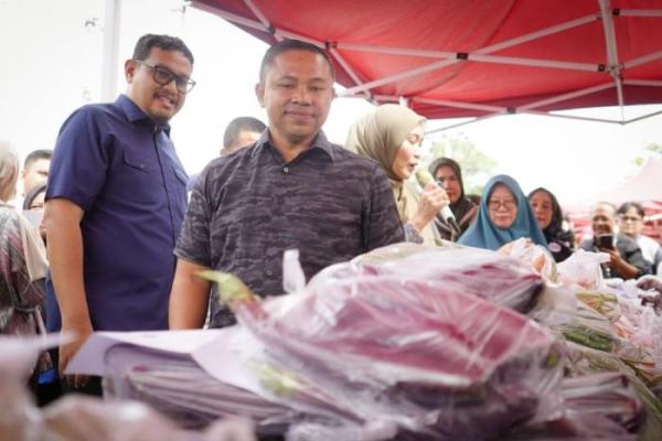 Jaga Stabilitas Harga, Gubri Resmikan Kios Pangan Kebangsaan di Bengkalis