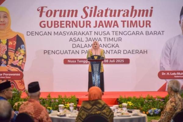 Perkuat Hubungan Antardaerah, Wagub NTB Hadir Dalam Forum Silaturahmi Gubernur Jawa Timur