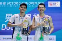 Juara China Open 2025, Fajar/Fikri Persembahkan Gelar untuk Legenda Lie Sumirat