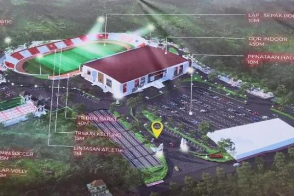 Pembangunan Bangli Sport Center Tetap Jalan Meski Anggaran Minim