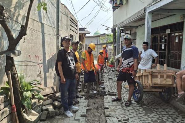 Bangun Drainase, Warga RW 02 Tanah Tinggi Apresiasi Pemkot Tangerang