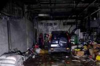 Lupa Matikan Kompor, Tiga Bangunan di Jombang Hangus Terbakar